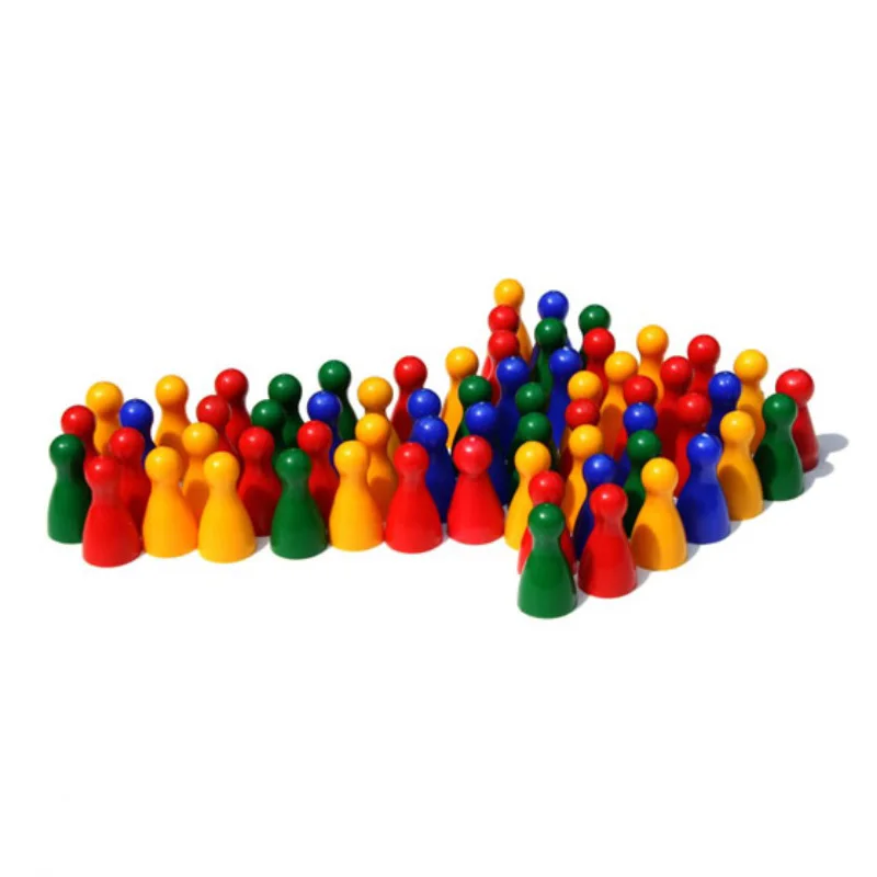 Board Game Multiplayer - 10 Pcs/Set Colorful Chess Pieces Board