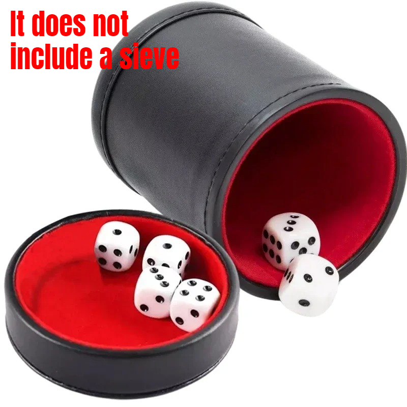 Board Game Yahtzee - Dice Cup Set with Lid -
