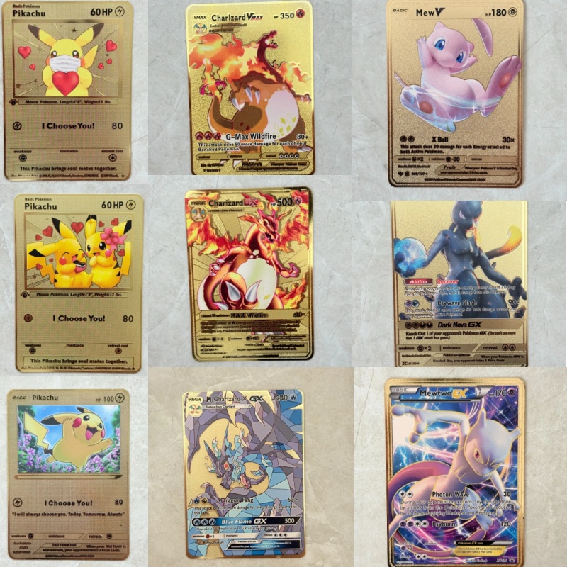 Board Game Pokemon - 2026 NEW Pokemon Metal Card 10000