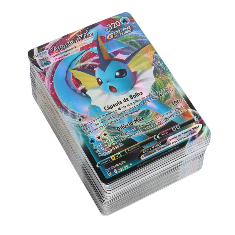 100Pcs Portuguese Pokemon Card - Board Game Pokemon ulasan dan harga