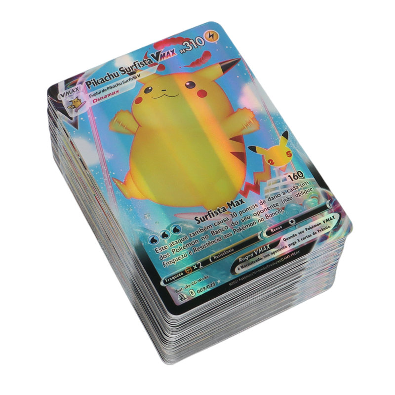 100Pcs Portuguese Pokemon Card - Board Game Pokemon ulasan dan harga
