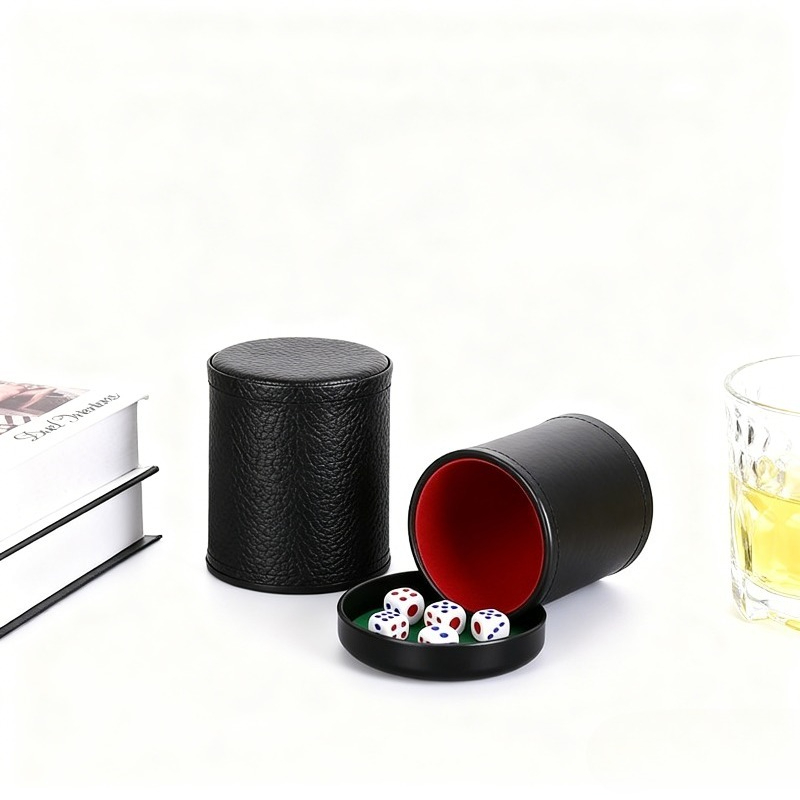 Orange Green Red Leather Dice  - Board Game Yahtzee ulasan dan harga