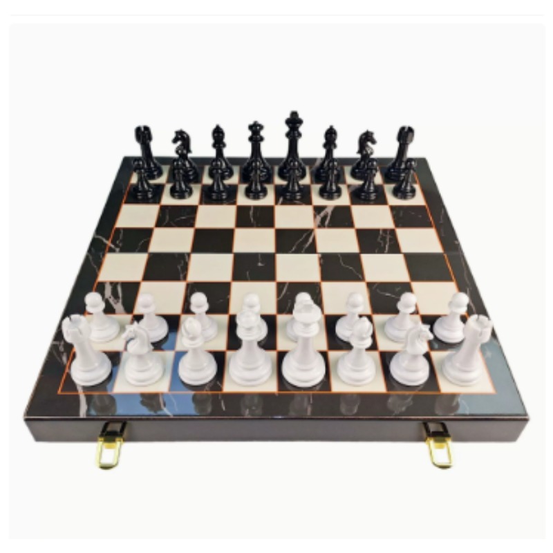 High-End Solid Wood Marble Pat - Board Game Family ulasan dan harga