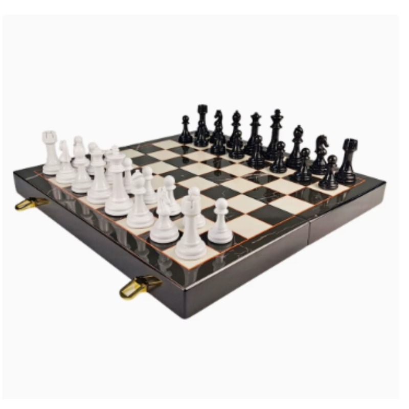 High-End Solid Wood Marble Pat - Board Game Family ulasan dan harga