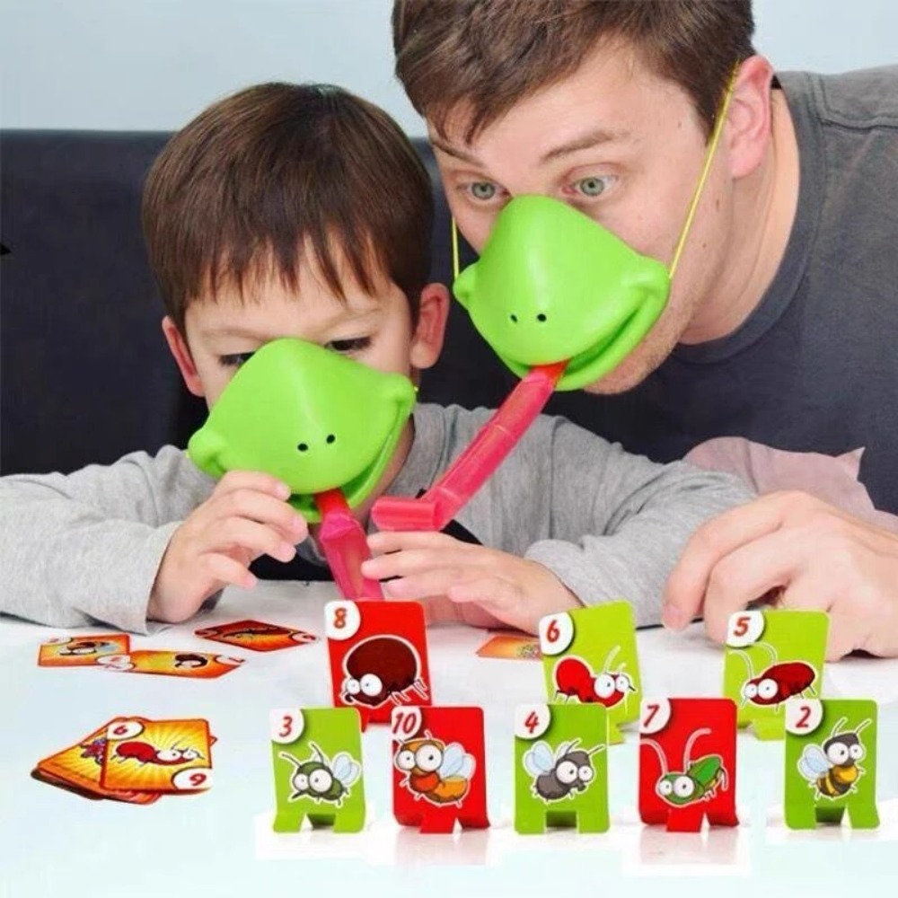 Frog Lizard Mask Wagging Tongu - Board Game Family ulasan dan harga