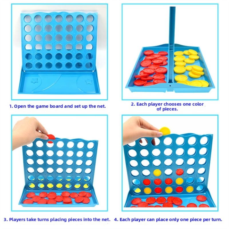 3D Four-in-a-Row Board Game fo - Board Game Family ulasan dan harga