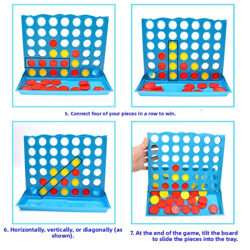 3D Four-in-a-Row Board Game fo - Board Game Family ulasan dan harga