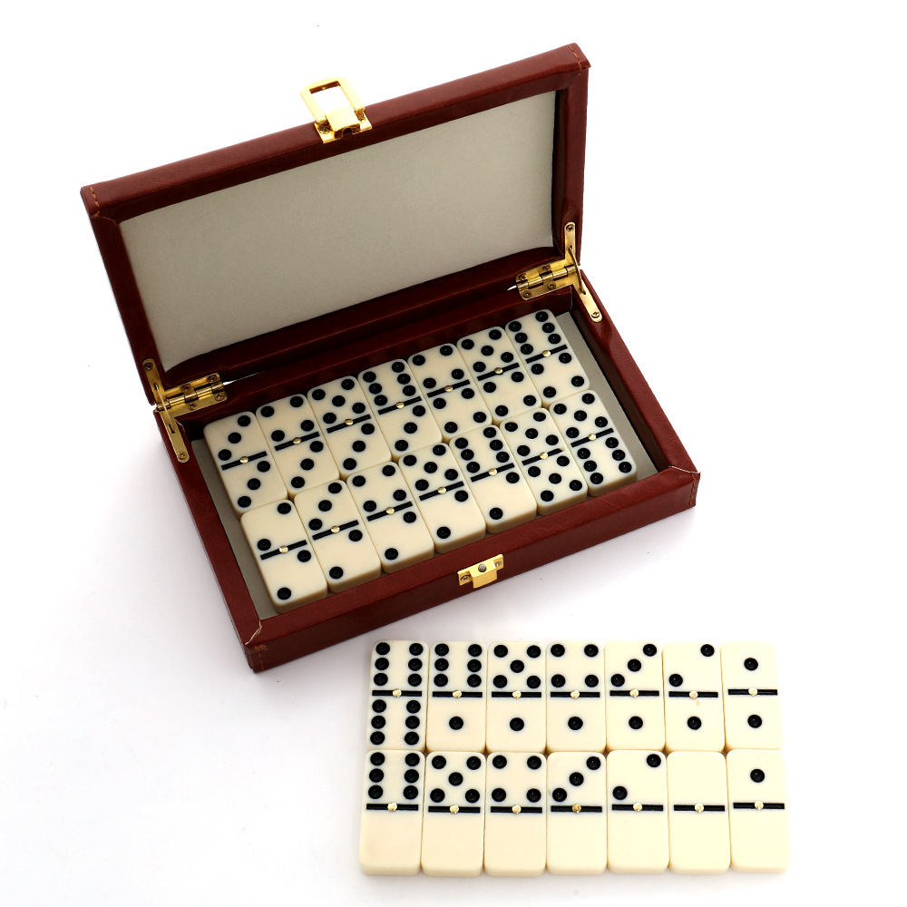 28Pcs Resin Domino Set Classic - Board Game Family ulasan dan harga