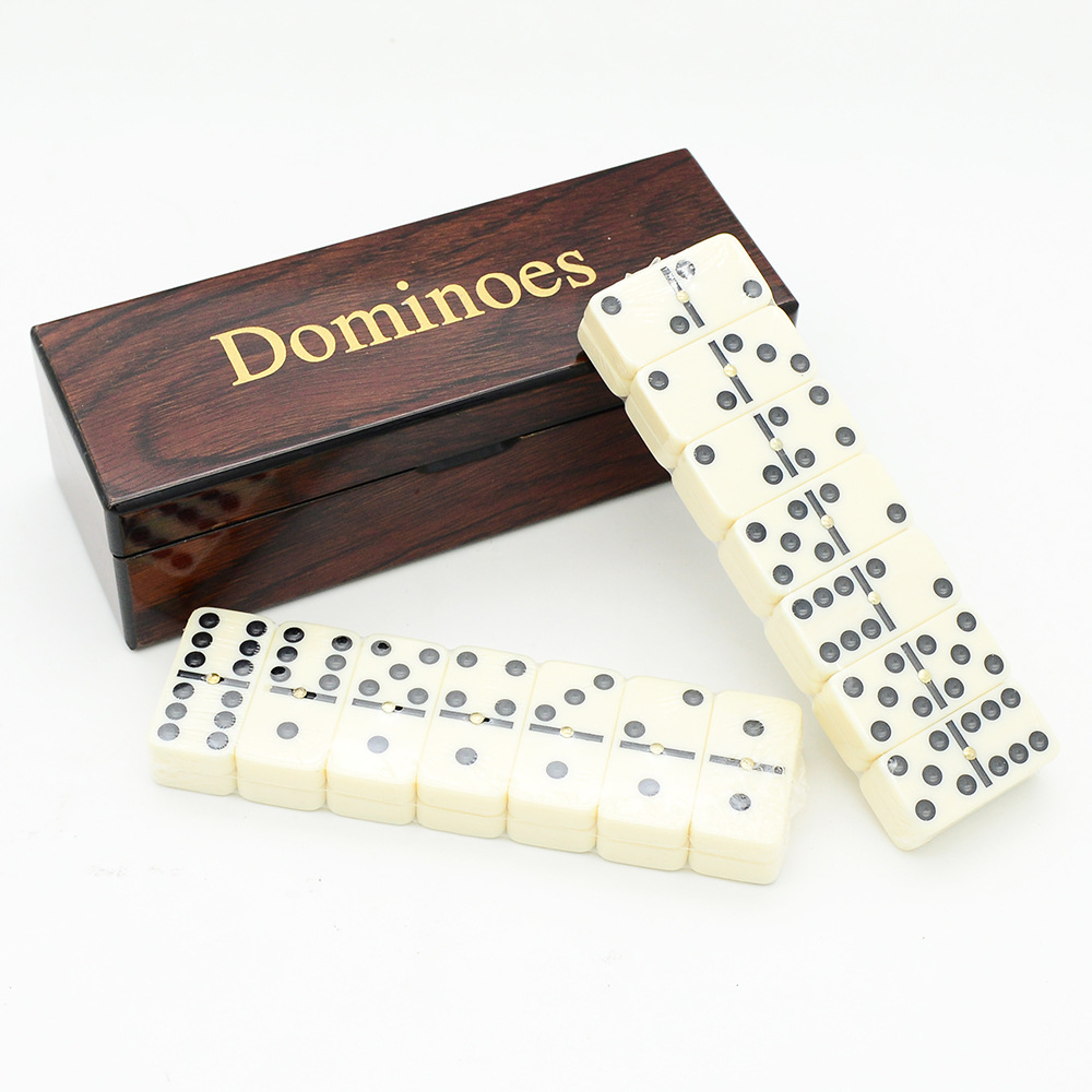 28Pcs Resin Domino Set Classic - Board Game Family ulasan dan harga