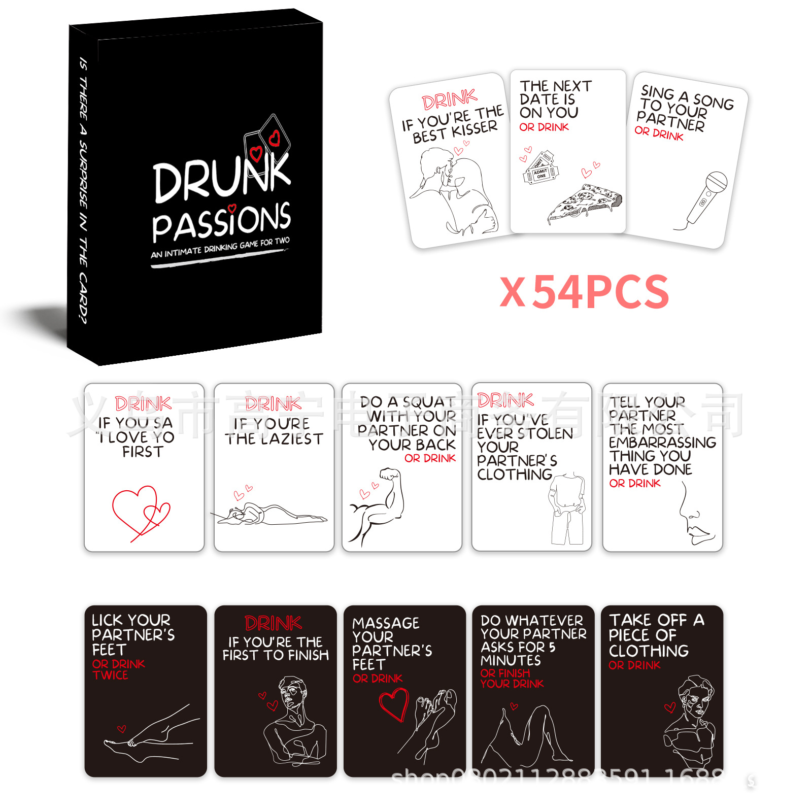 Drunk Passions Lovers Couples  - Board Game Coup ulasan dan harga