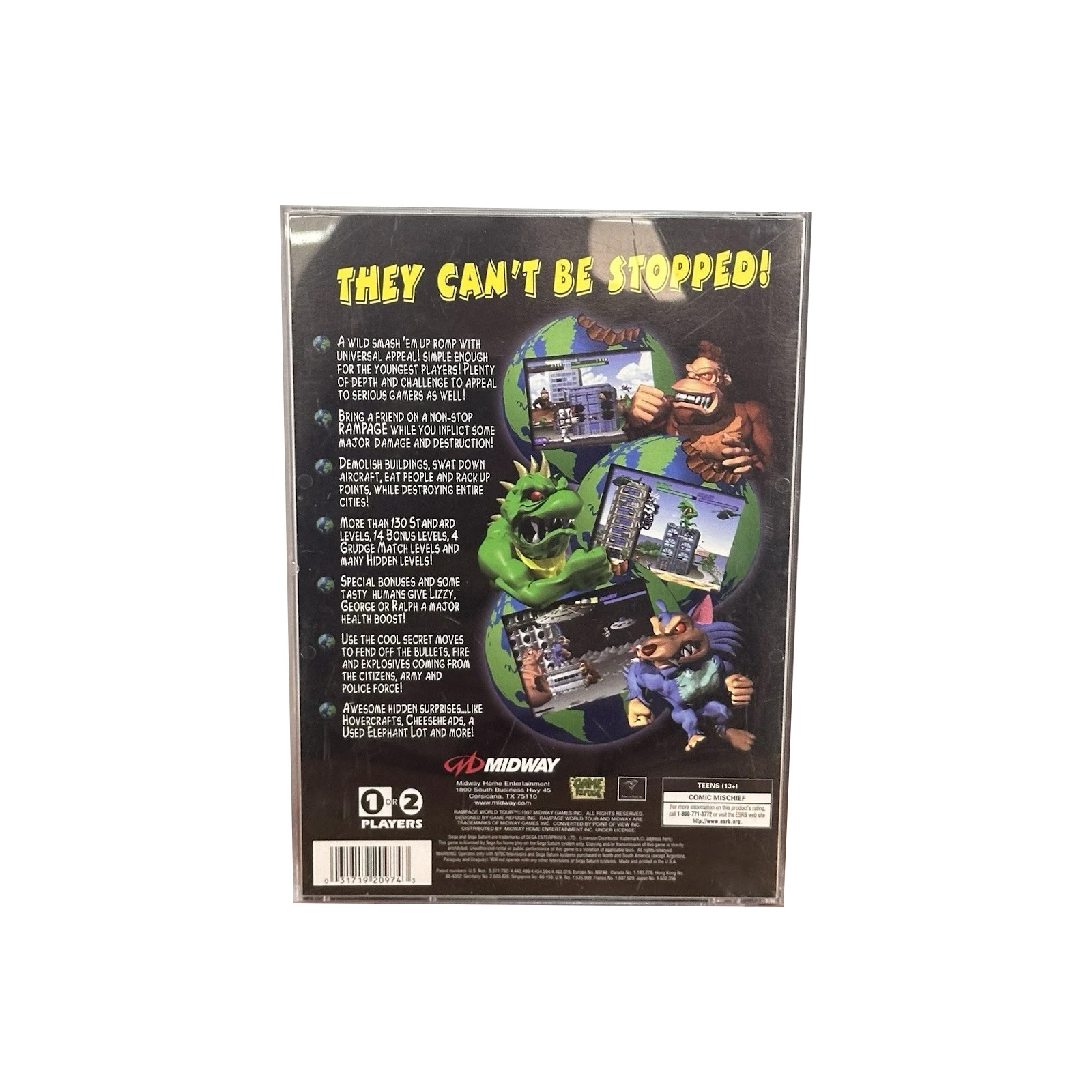 Saturn Copy Disc Game rampage  - Board Game Multiplayer ulasan dan harga