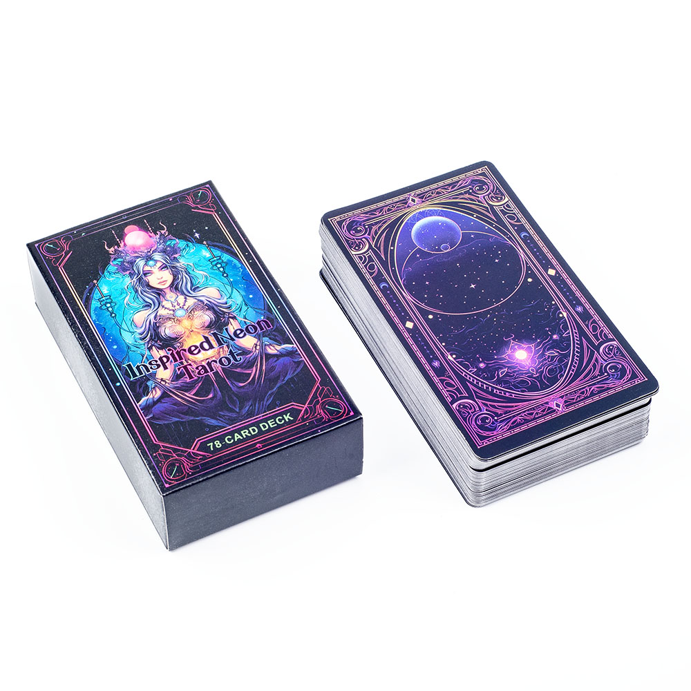 Inspired Neon Tarot Deck 78 Ca - Board Game Of Life ulasan dan harga
