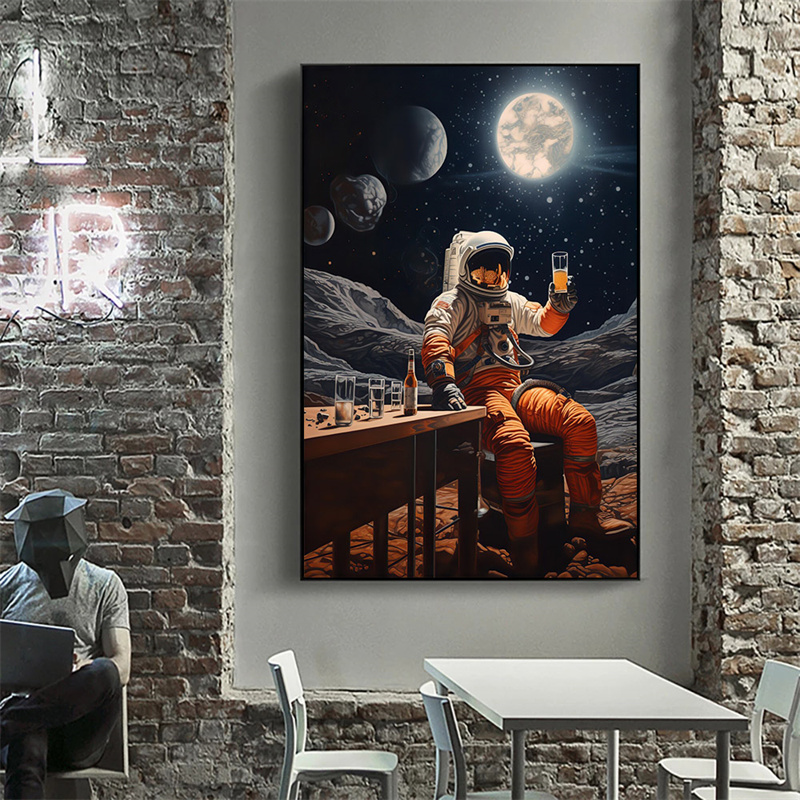 Modern Astronaut Posters Astro - Board Game Hotel ulasan dan harga