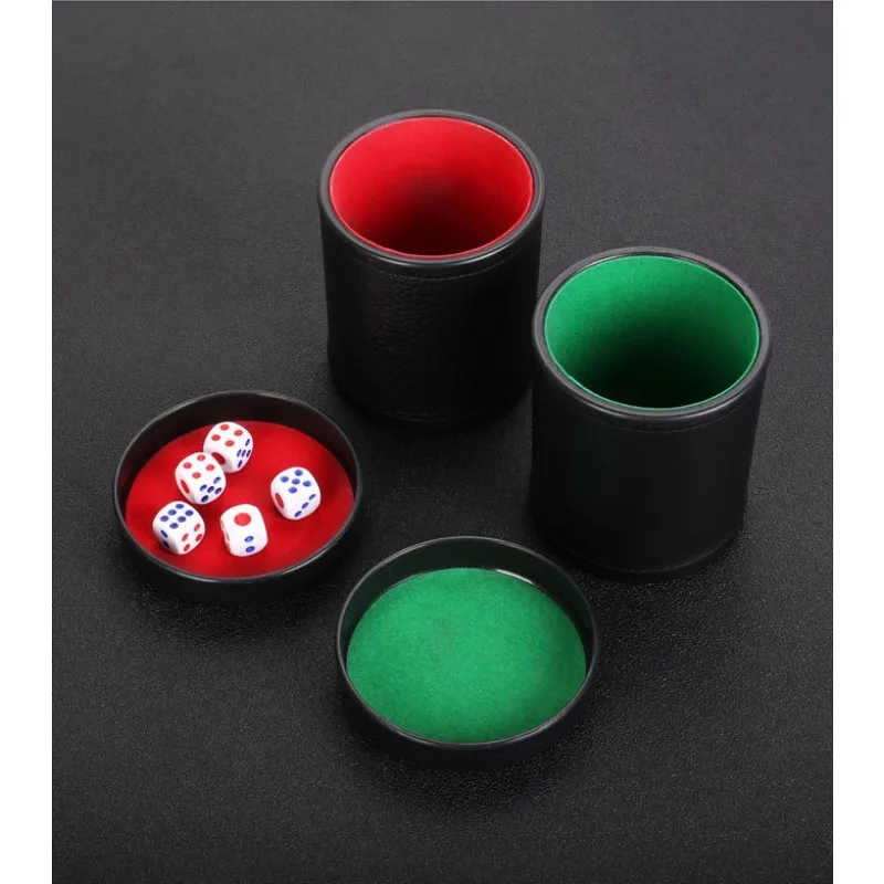 Dice Cup Set with Lid - Green/ - Board Game Yahtzee ulasan dan harga