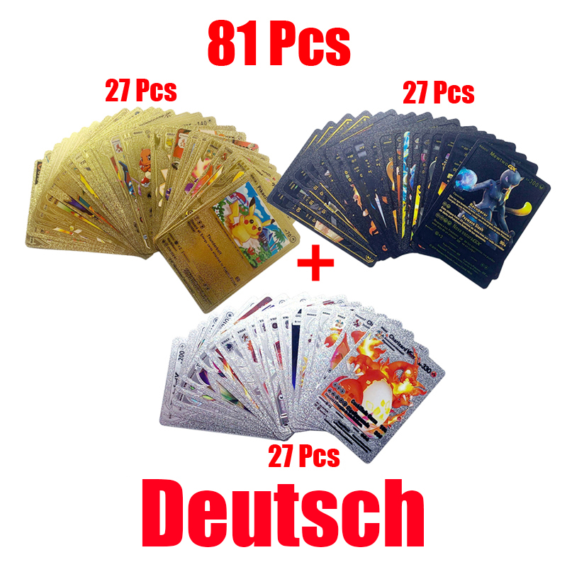 81-15Pcs Pokemon Cards Gold Si - Board Game Pokemon ulasan dan harga