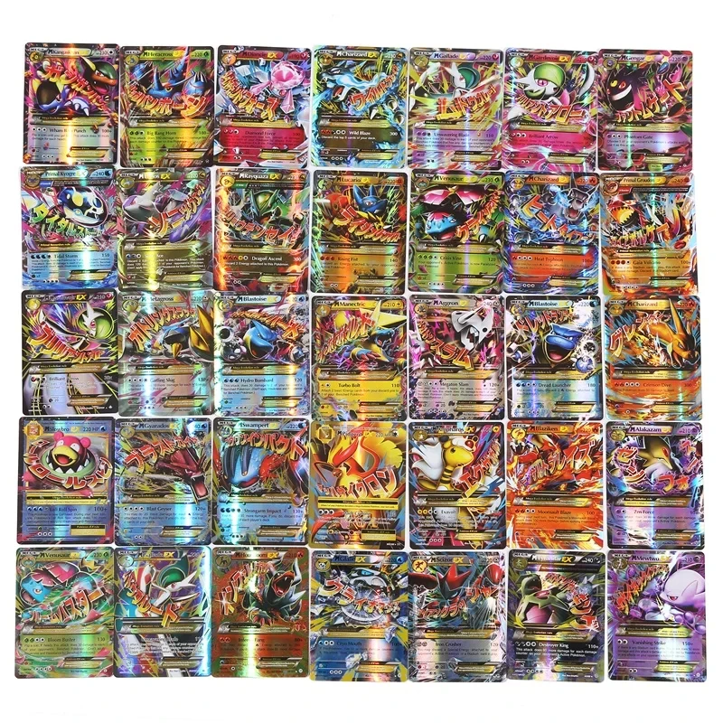 60/100Pcs English Pokemon Card - Board Game Pokemon ulasan dan harga