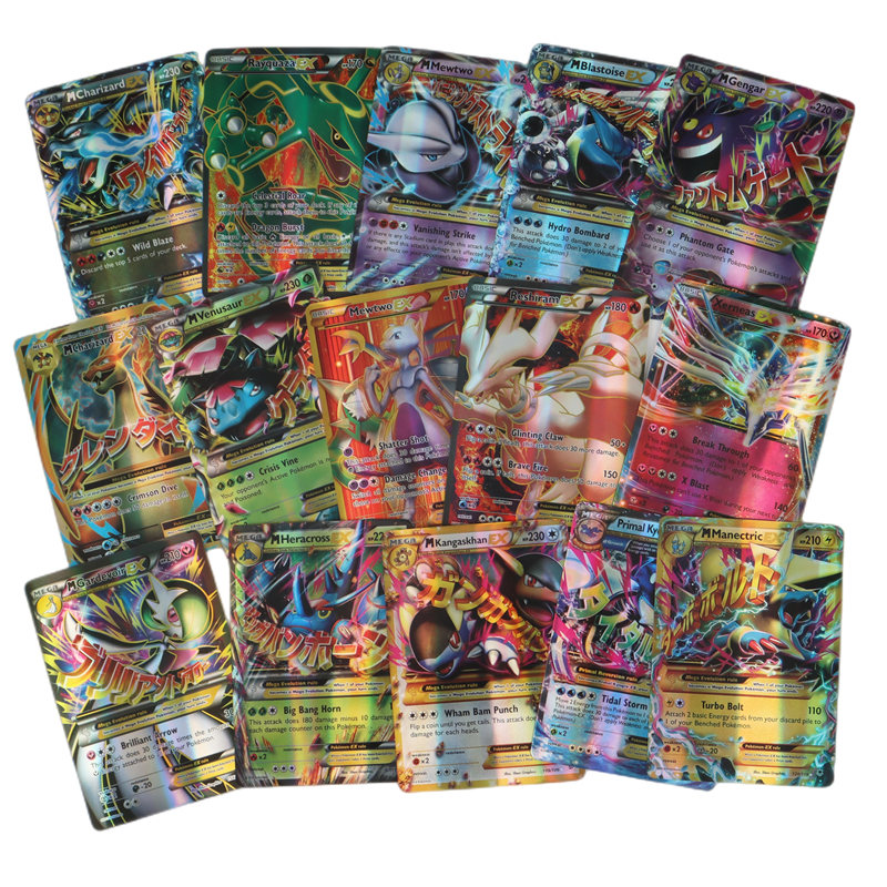 60/100Pcs English Pokemon Card - Board Game Pokemon ulasan dan harga