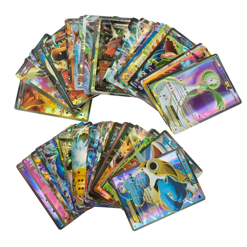 60/100Pcs English Pokemon Card - Board Game Pokemon ulasan dan harga